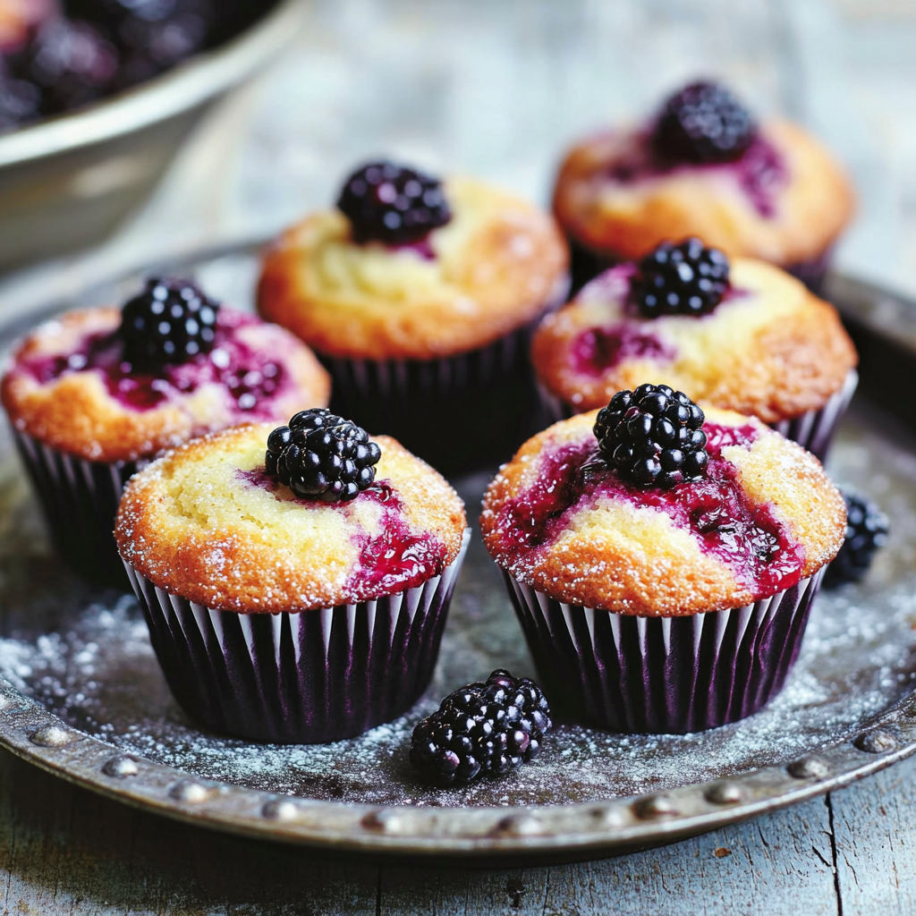 Saftige Brombeer-Muffins– beste Rezept Fruchtige Backkunst