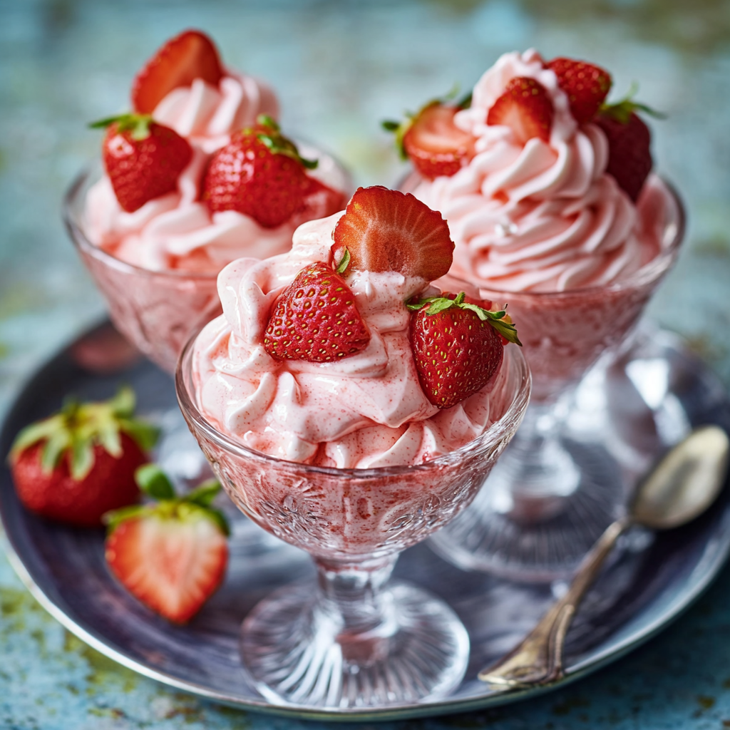 Erdbeermousse Rezept – lecker mit frischen Erdbeeren