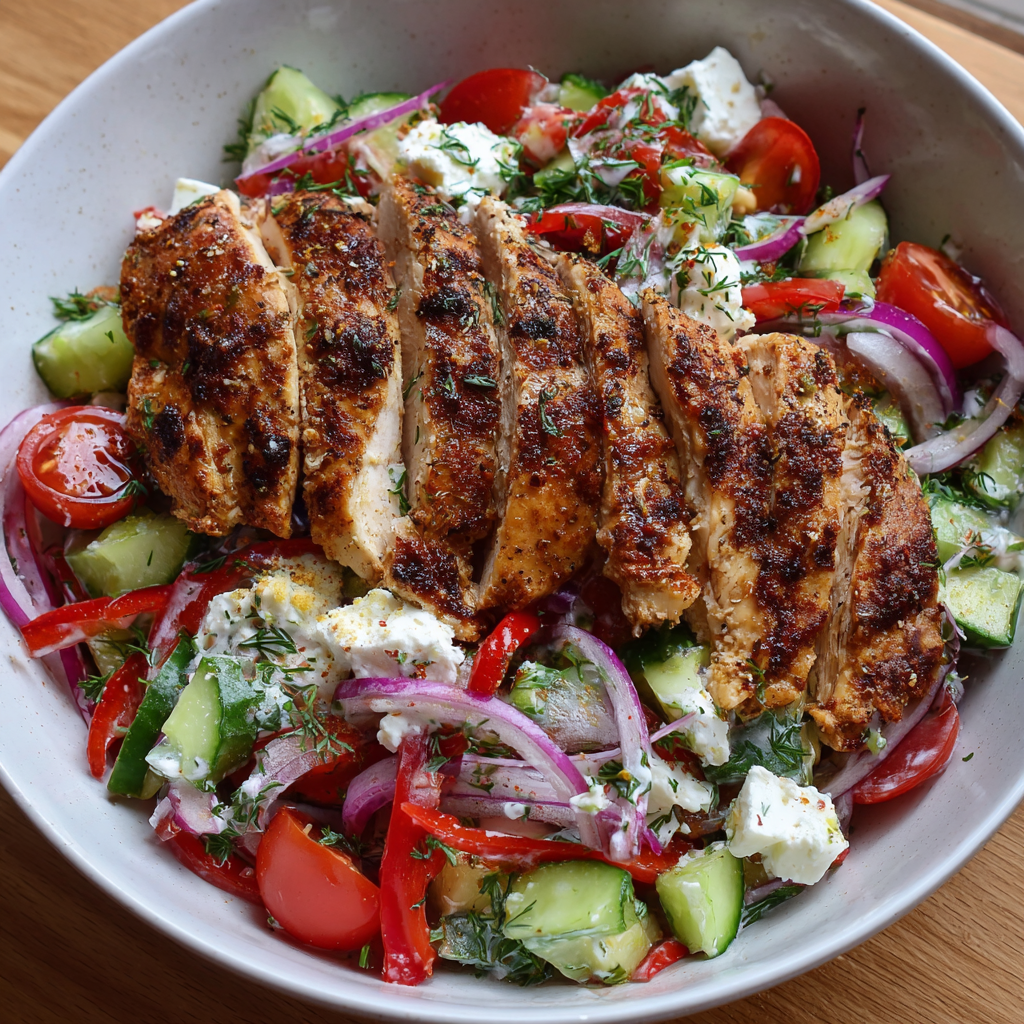Tzatziki-Hühnersalat