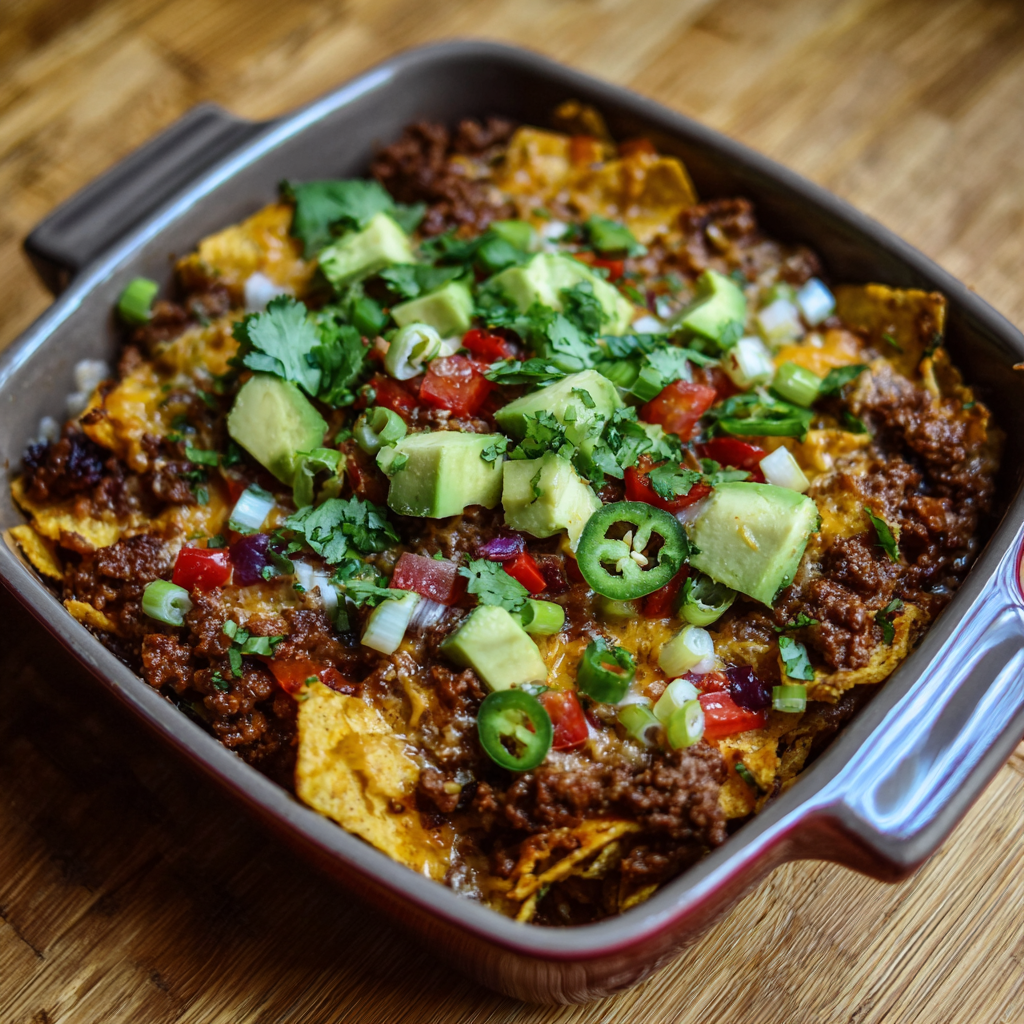 Schneller Nacho-Auflauf