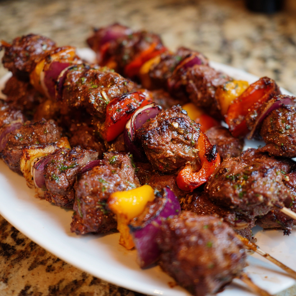 Rindfleisch-Kebabs