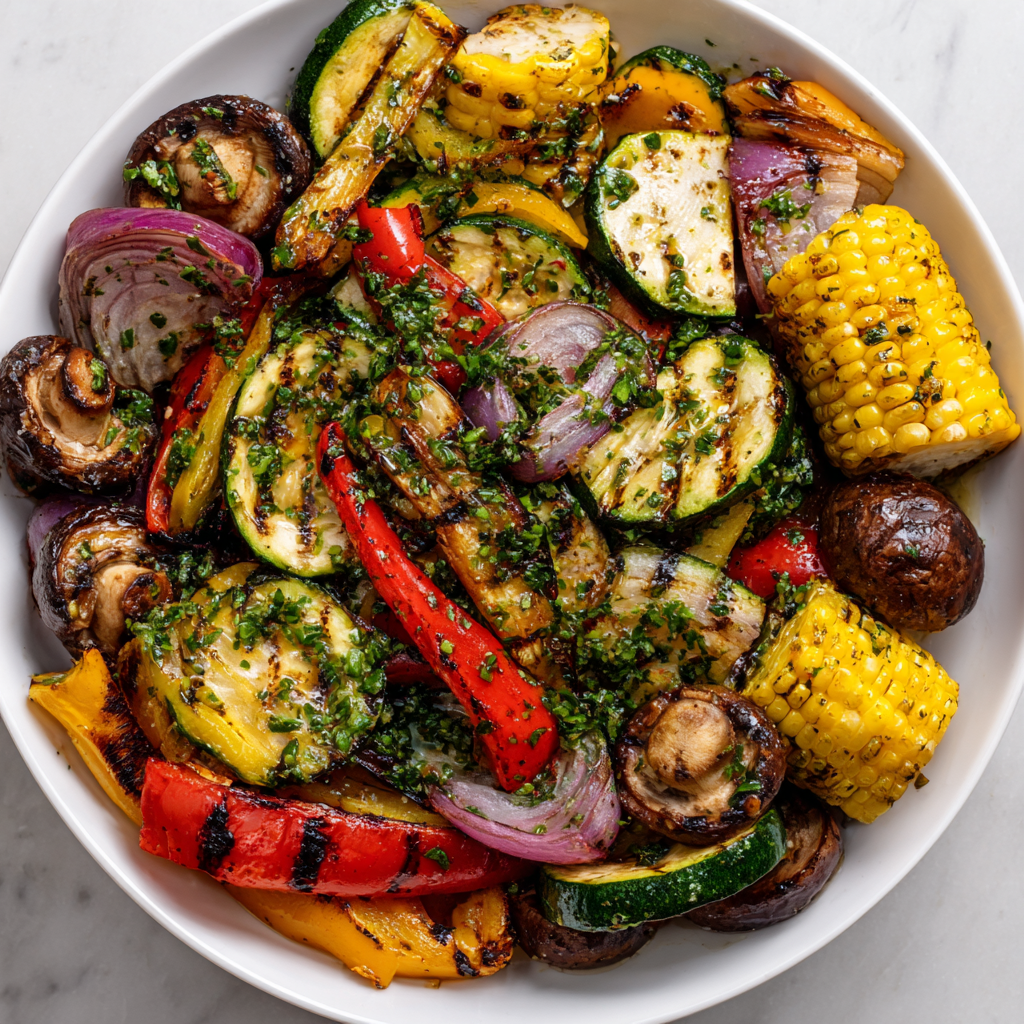 Gemüse mit Kräutern