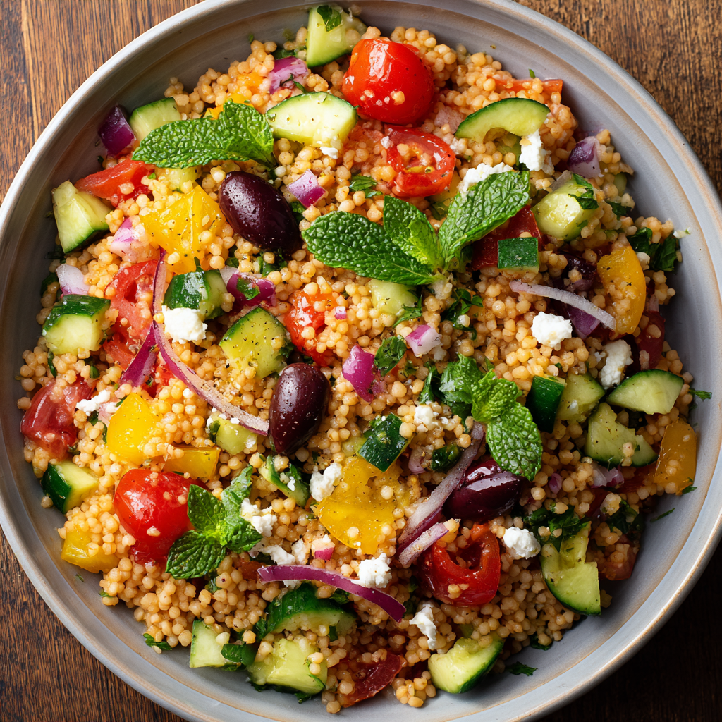 Mediterranean Couscous-Salat