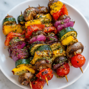 Gemüse-Kebabs