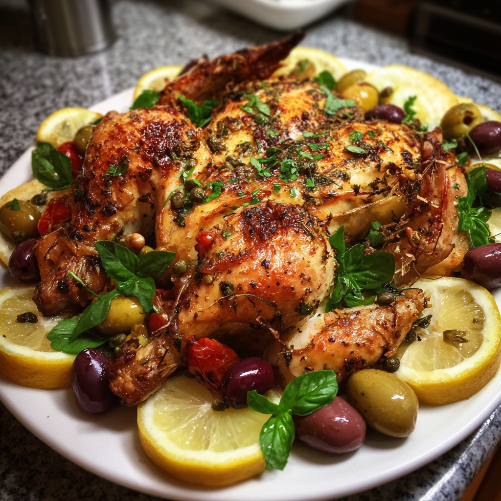 Schmetterlingshähnchen mit Kräutern