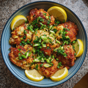 Hähnchen mit Zitrone