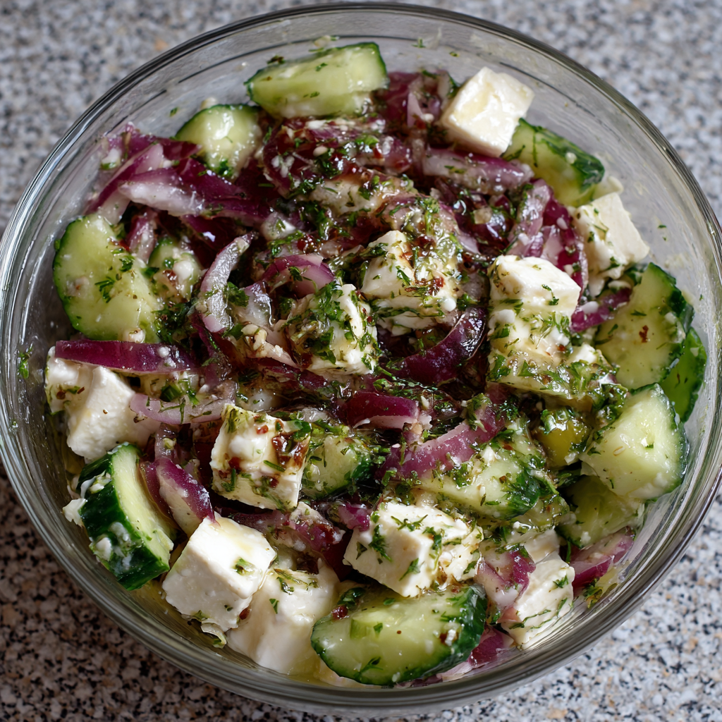 Gurken-Feta-Salat