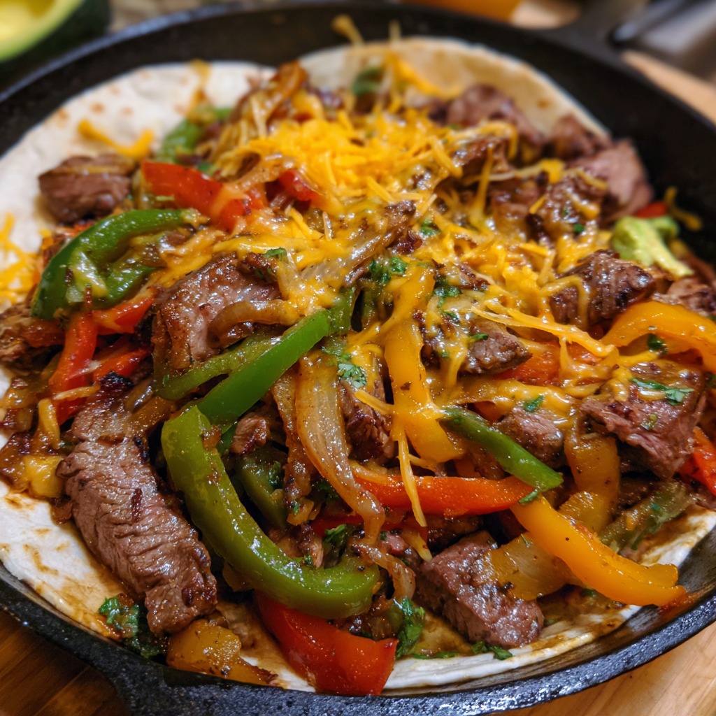 Queso Steak Fajita-Pfanne
