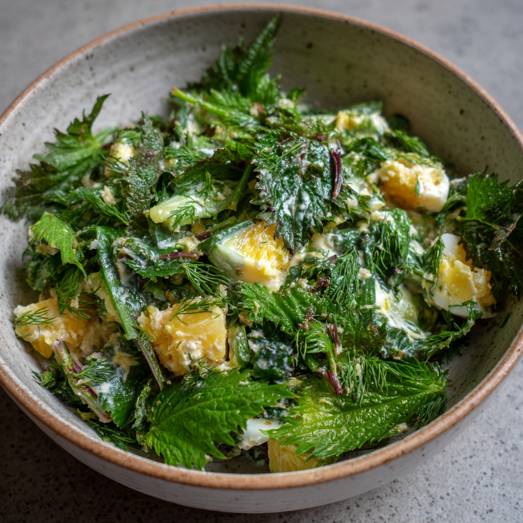 Brennnesselsalat