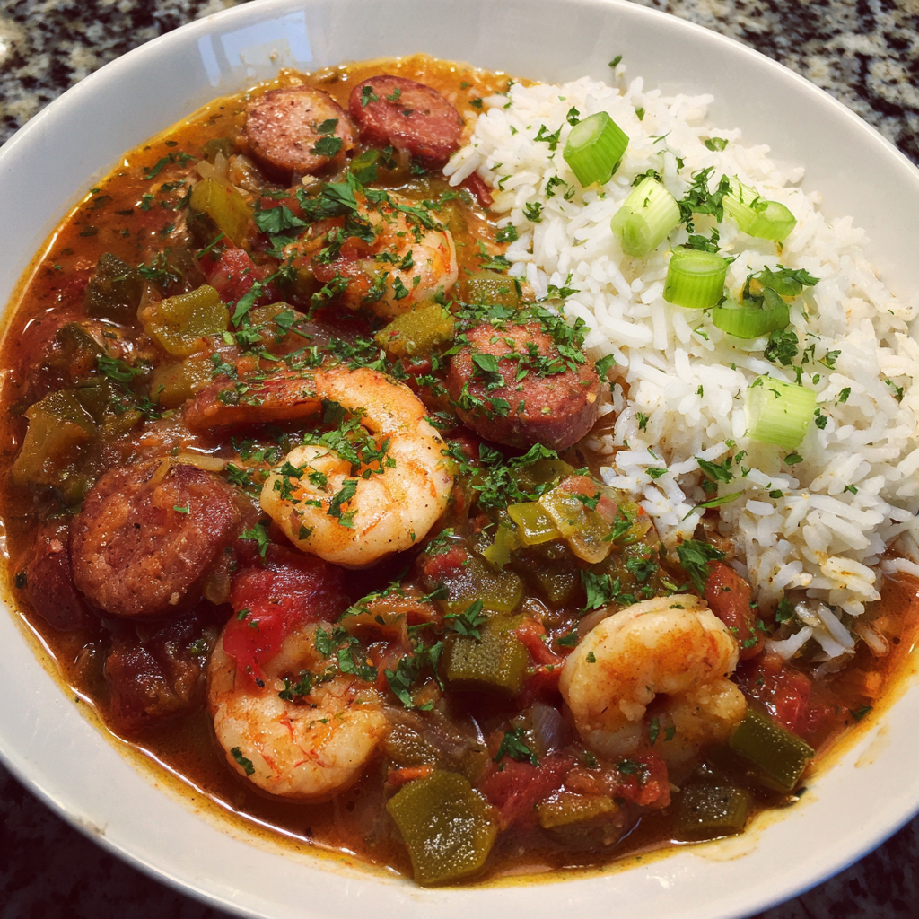 Gumbo mit Okra