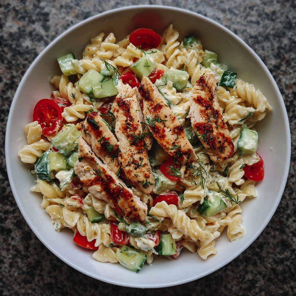 Hühnernudelsalat