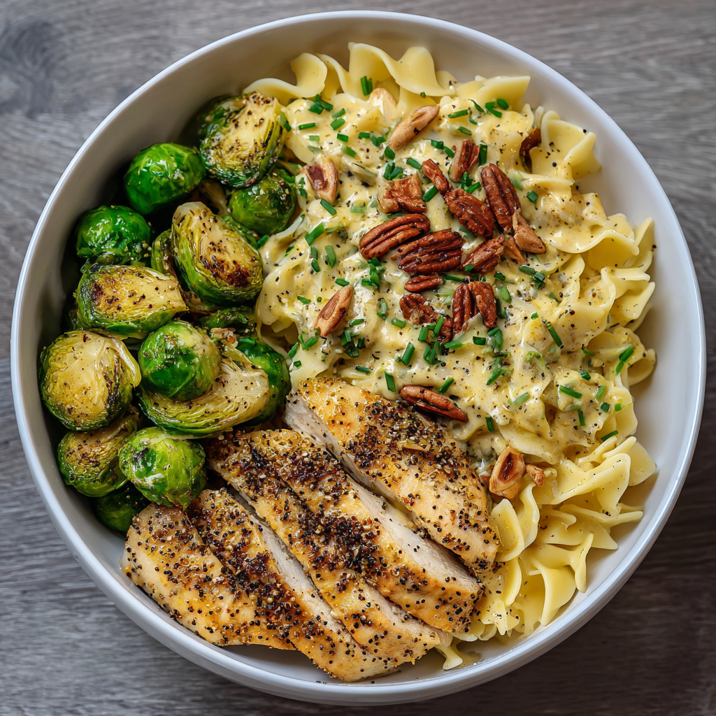 cremige Hähnchen-Bowl 