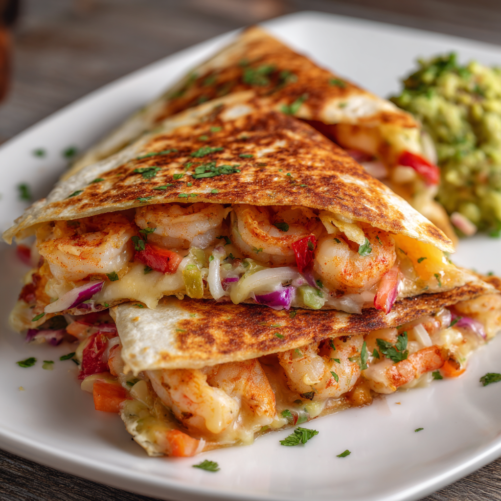 Garnelen-Quesadillas 