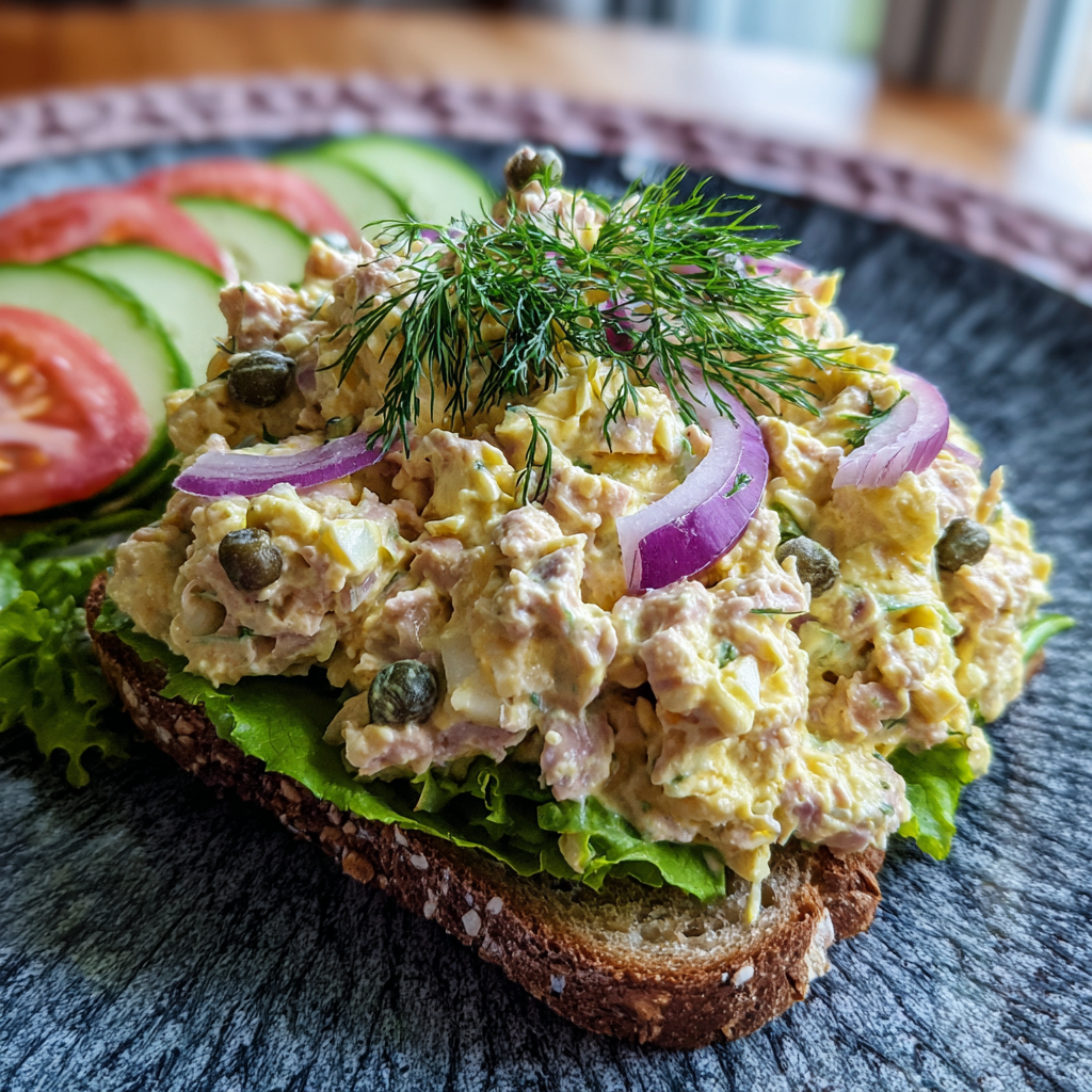 Eiersalat mit Thunfisch