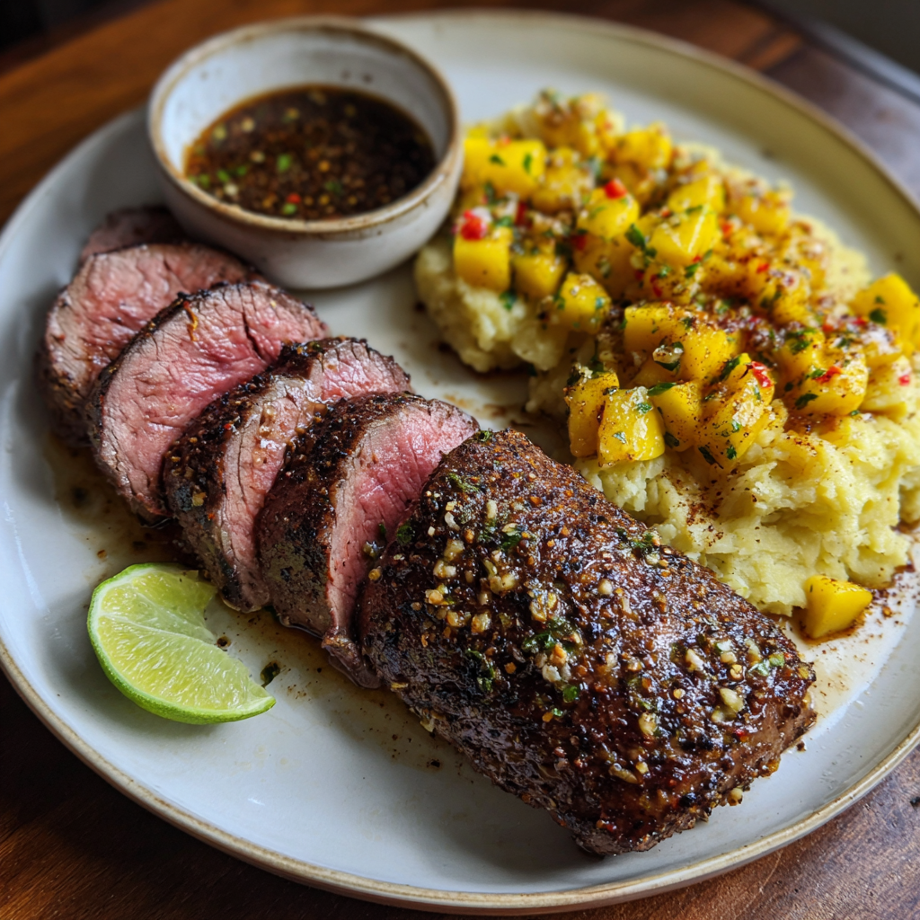 Rinderfilet mit Jerk-Gewürz
