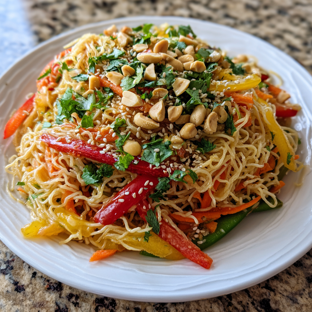 Chinesischer Nudelsalat
