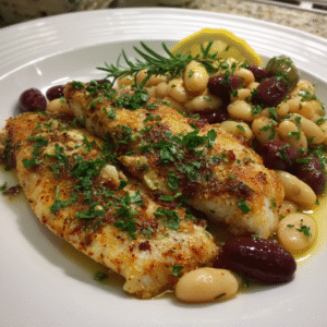 Fisch mit Cannellini