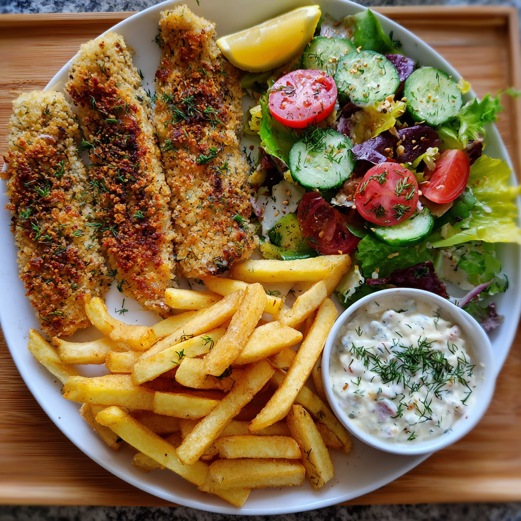 Schlemmerfilet mit Pommes