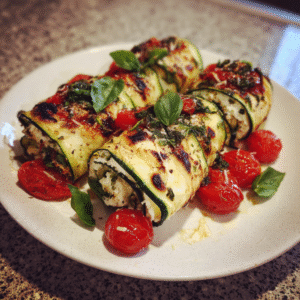 Zucchini-Röllchen