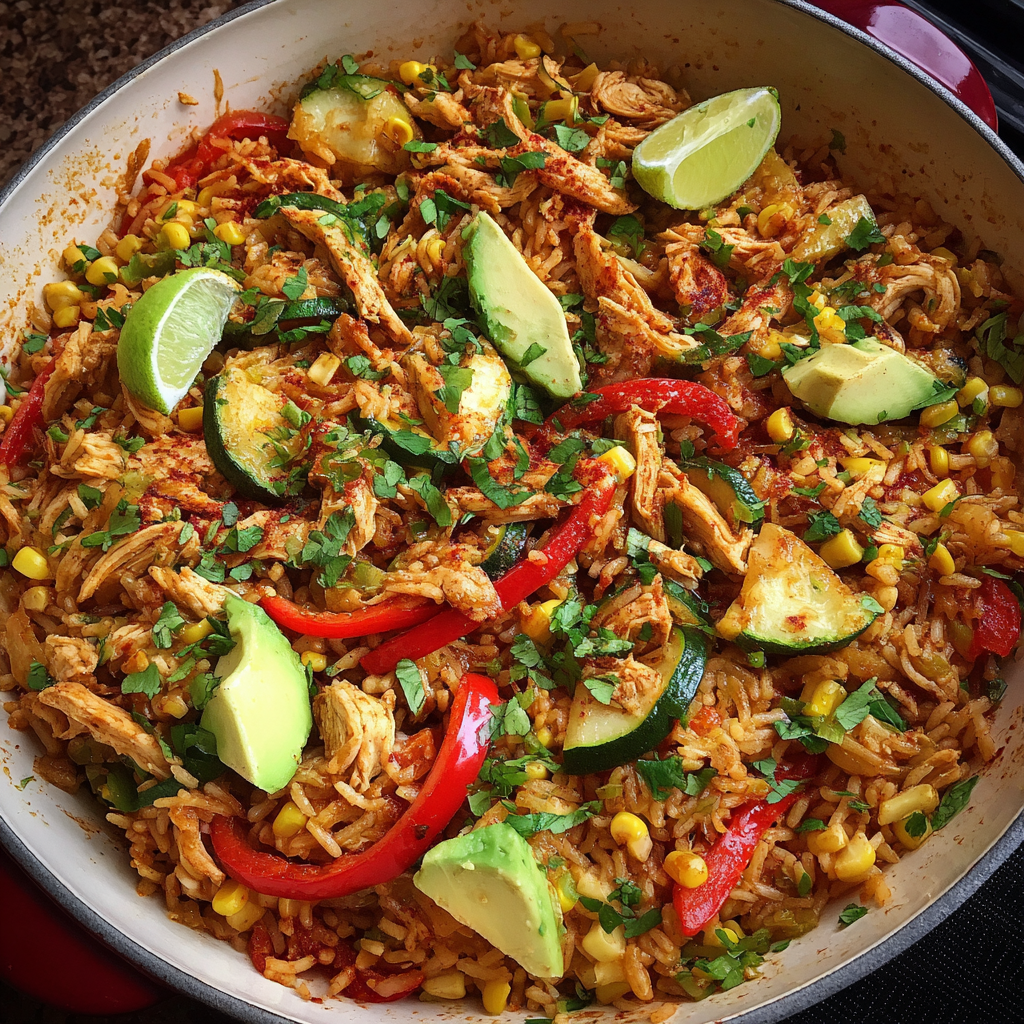 Mexikanische Reis pfanne