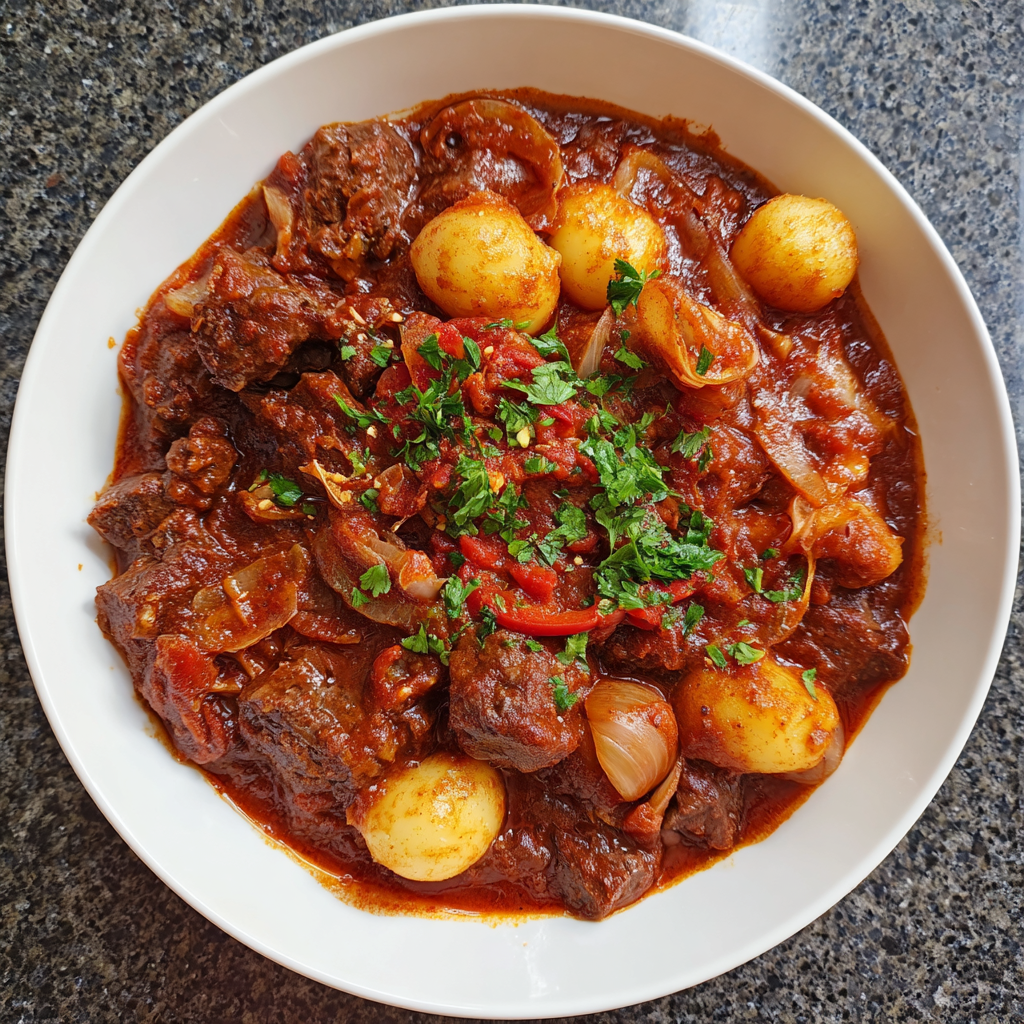 Gulasch ohne Anbraten