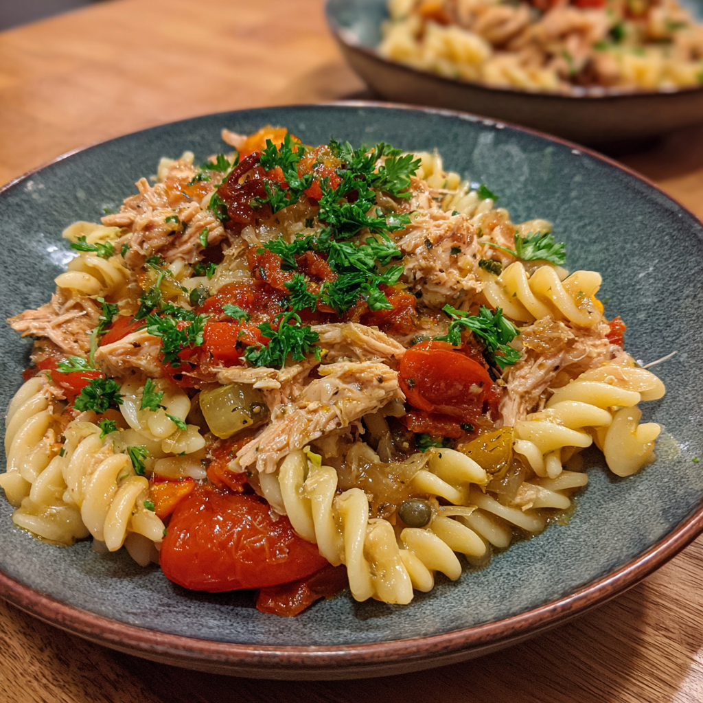 One-Pot-Pasta mit Thunfisch
