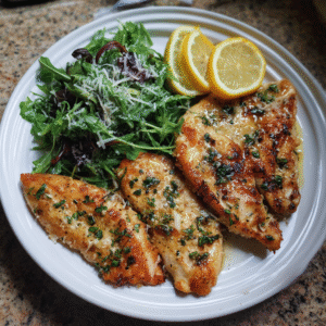 Hähnchen-Paillard aus der Pfanne