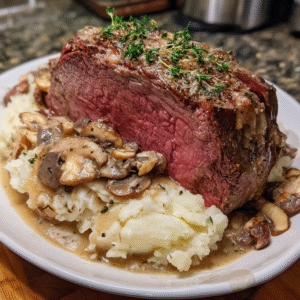 Roastbeef mit Wildpilz