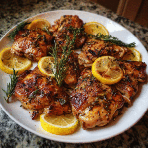 Hähnchen mit mediterranem