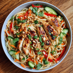 Hühnernudelsalat