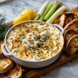 Heißer Krabben dip