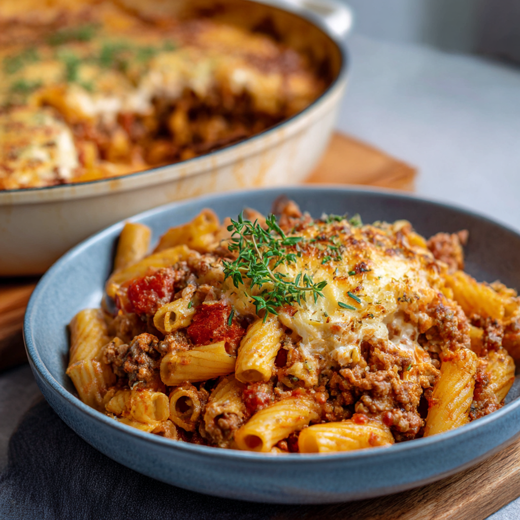 Badischer Nudeltraum mit Hackfleisch