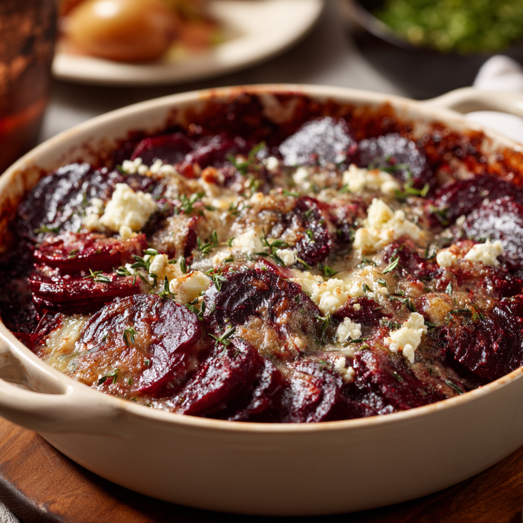 Rote-Bete-Auflauf – Herzhaft