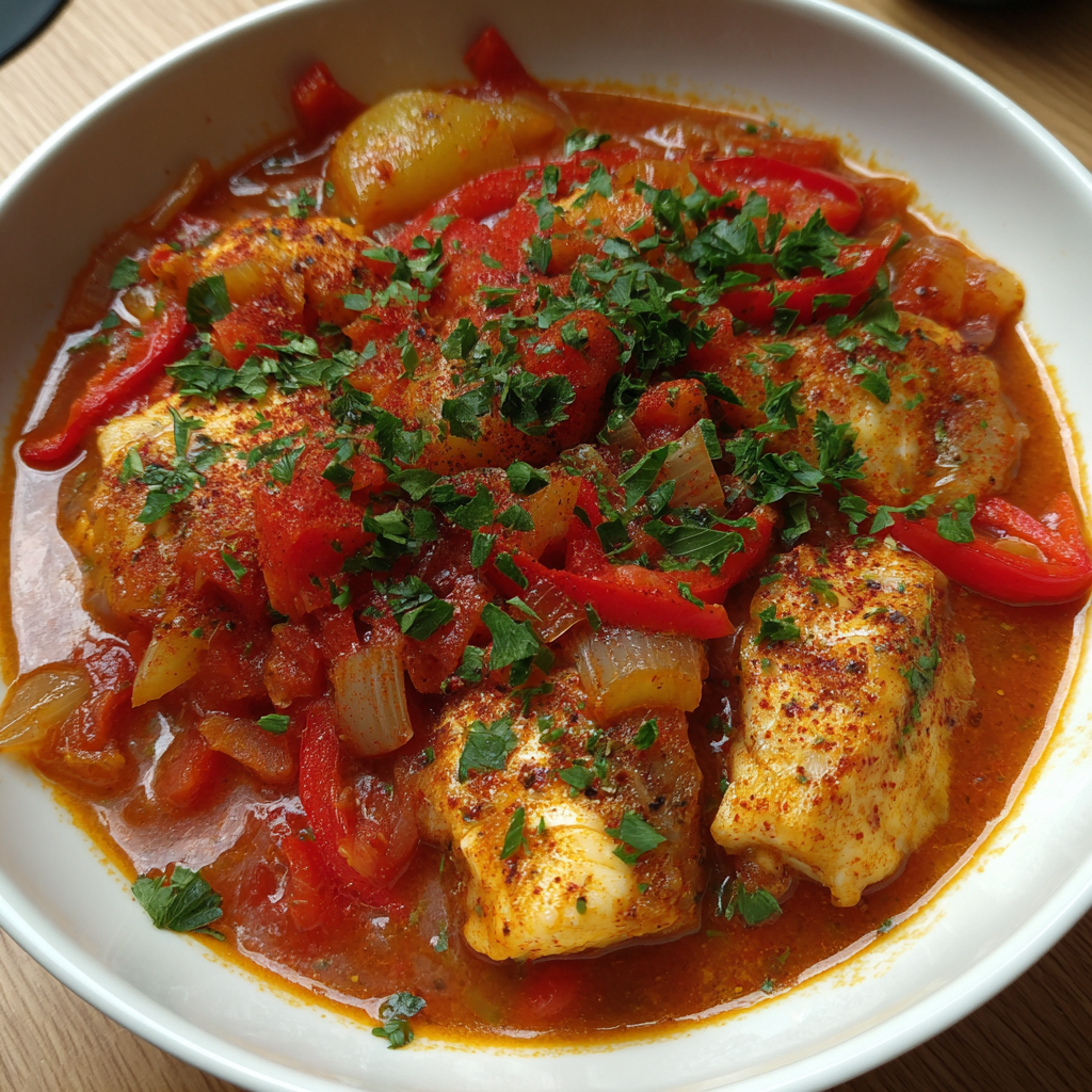 Fischeintopf mit Tomaten