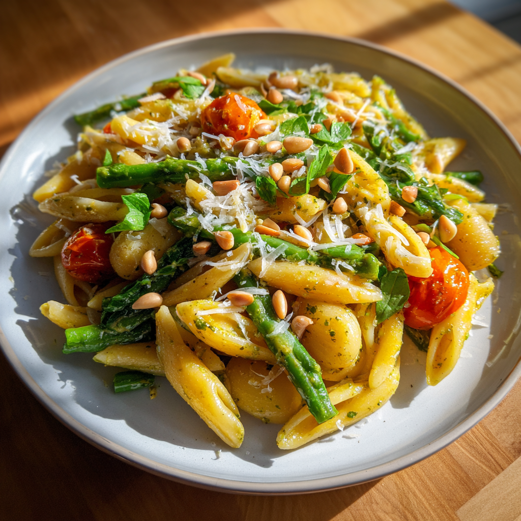 Ligurische Pasta – Trofie al Pesto