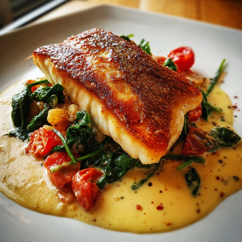 Schellfisch mit Senfsauce