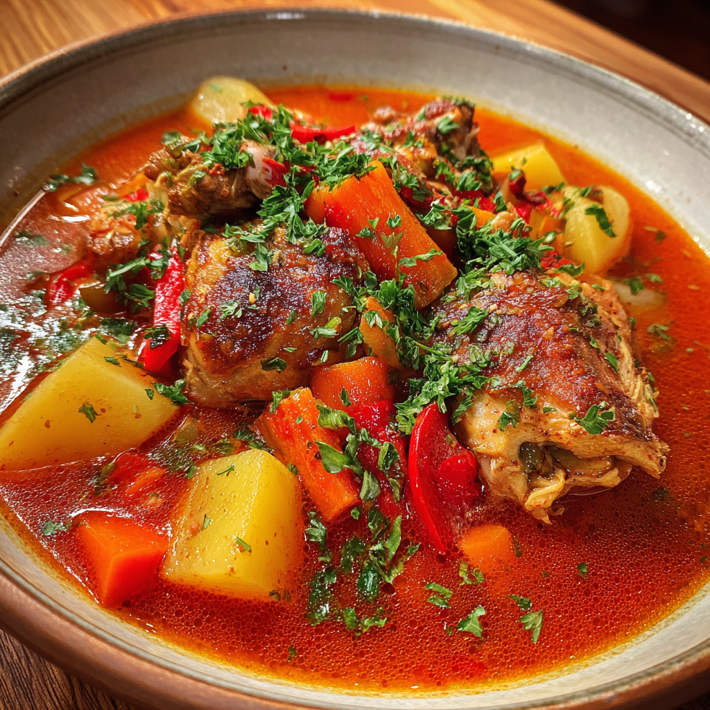 Ungarische Hühner suppe