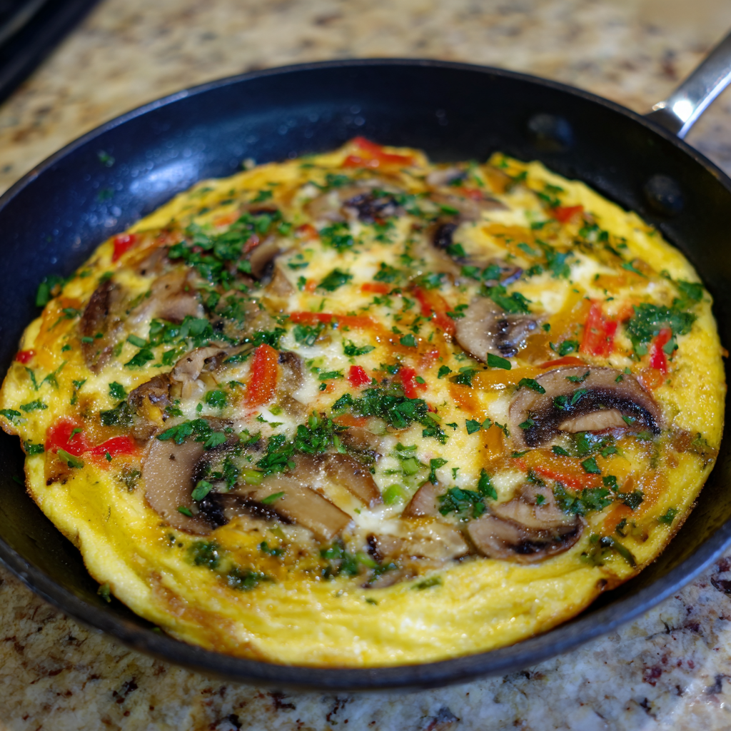 Low-Carb-Gemüse-Omelett