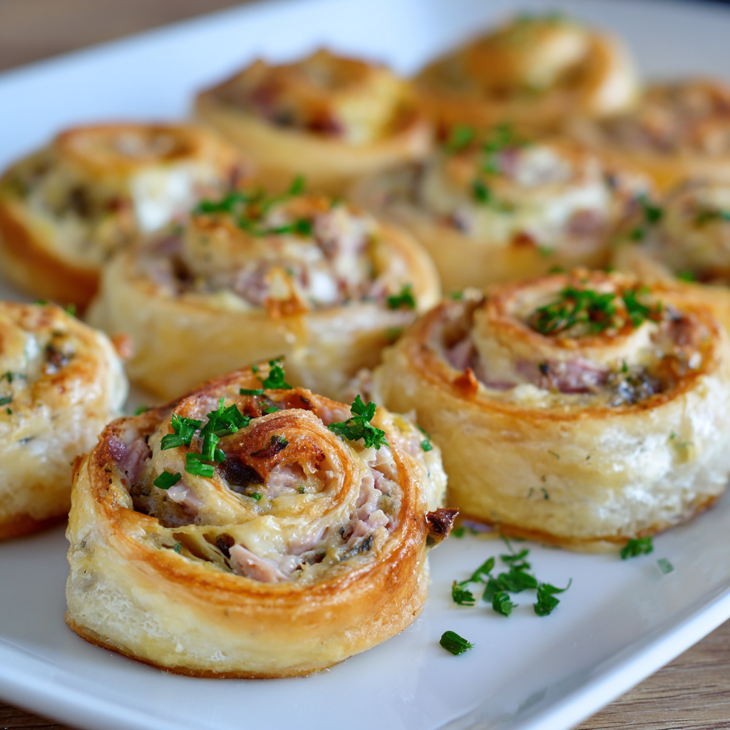 Schnelle Thunfischschnecken aus Blätterteig