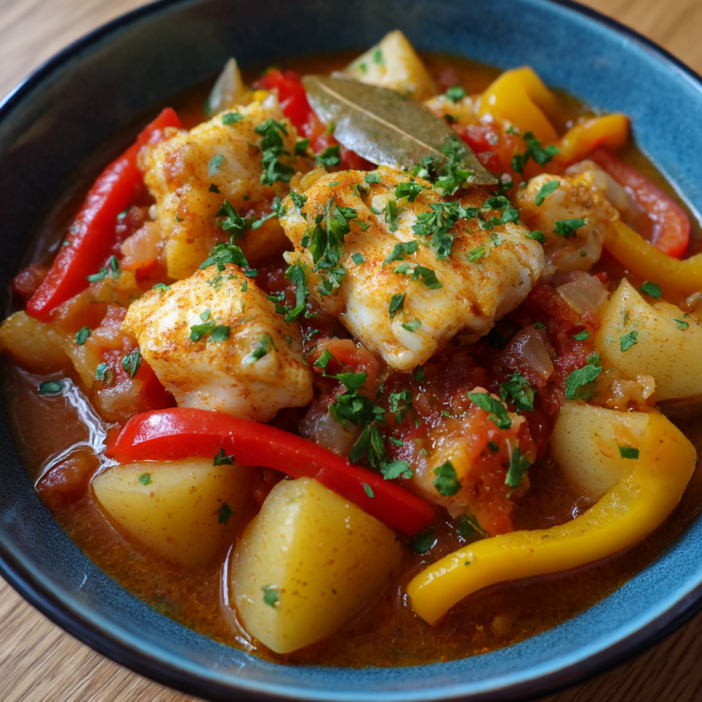 Stockfisch-Paprika-Topf