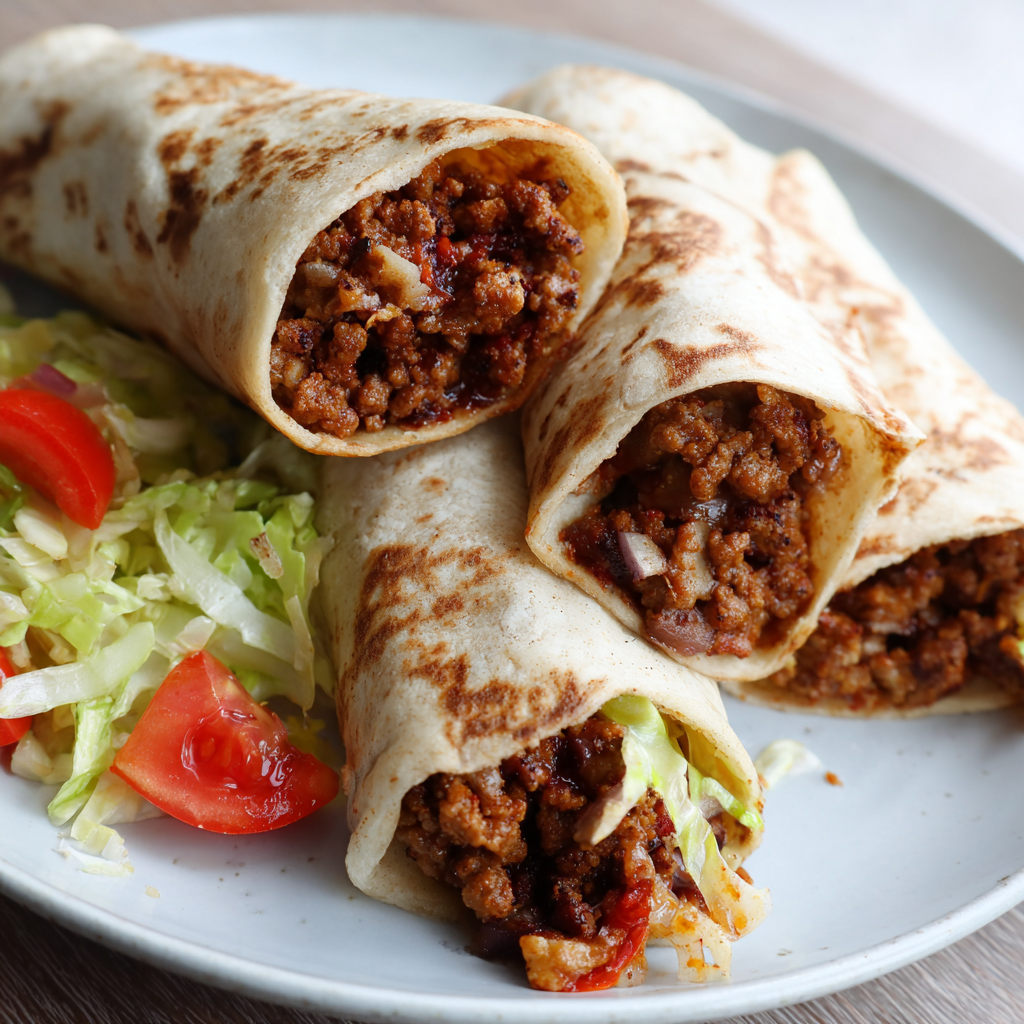 Herzhafte Coffee-Chili-Wraps mit Rauch-Aroma