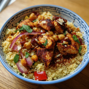 Couscous mit Huhn
