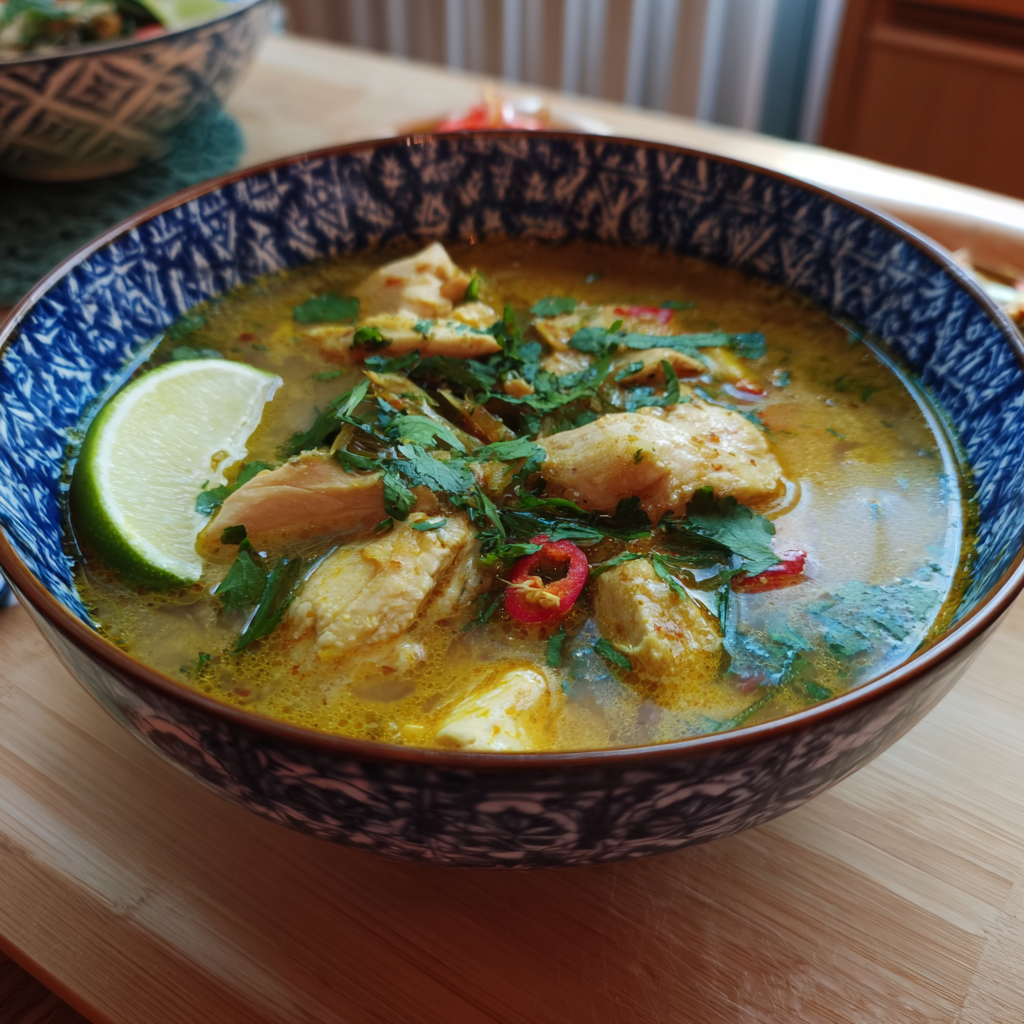 Kokos-Huhn-Suppe