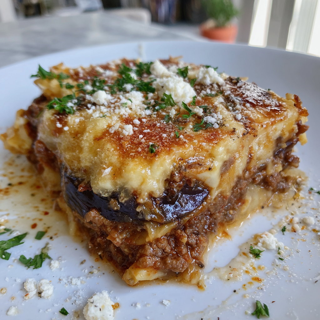 Moussaka mit Rindfleisch