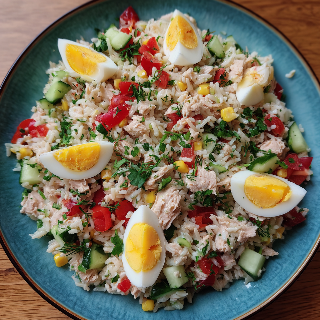 Thunfisch-Reis-Salat