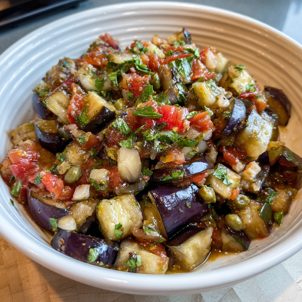 Italienischer Auberginensalat