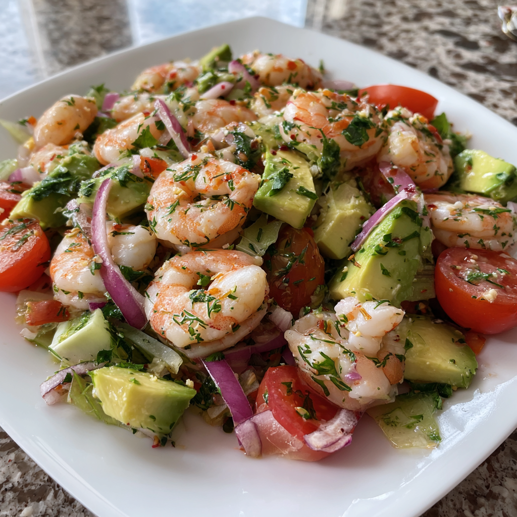 Avocado-Garnelen-Salat