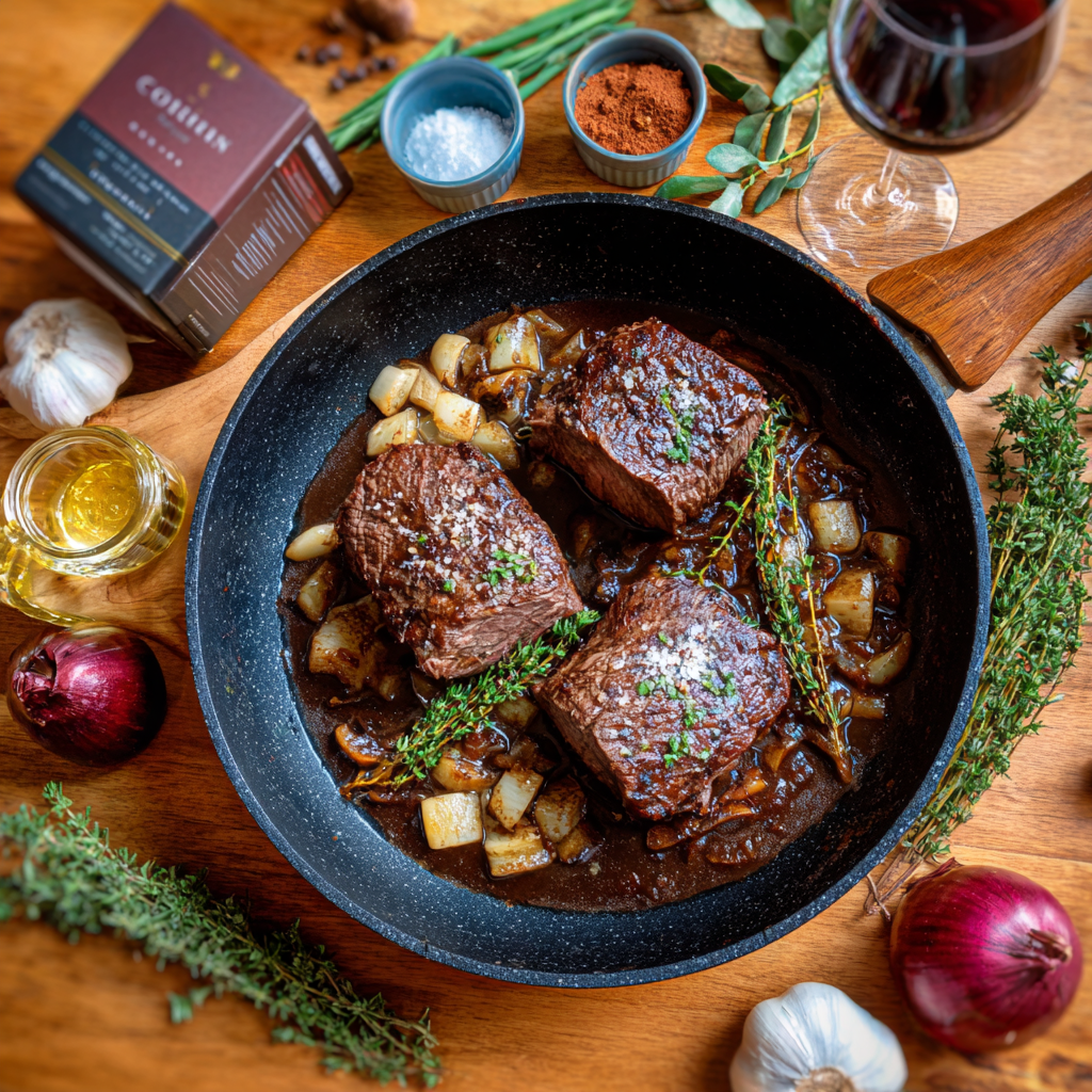 Rinderfilet in Schokoladen-Mole-Style-Sauce