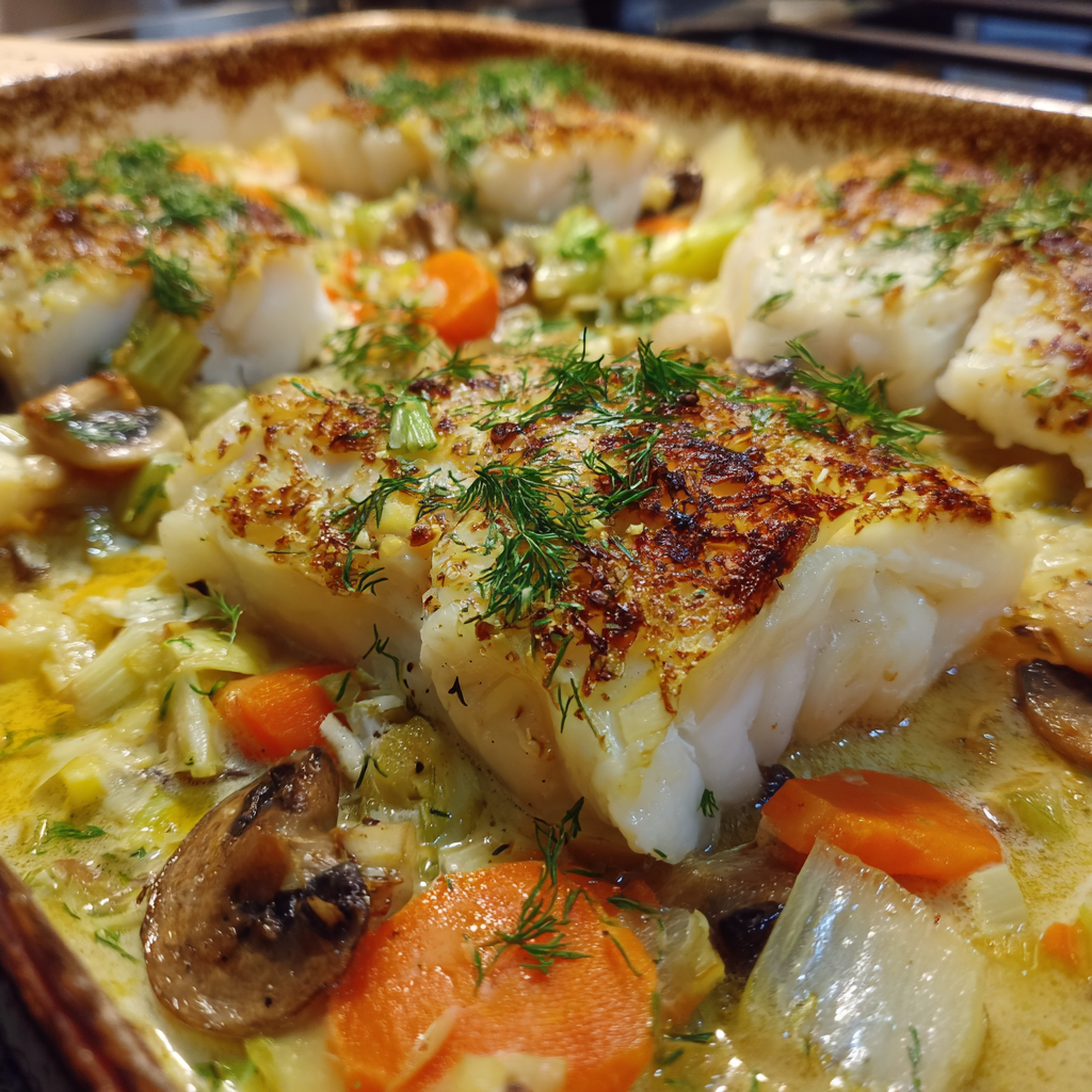 Überbackenes Fischfilet von Mutti