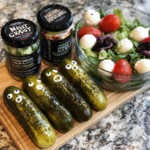 Geister-Gurken & Augen-Salat